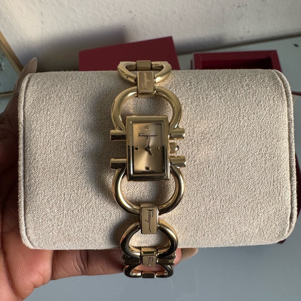 Authentic Salvatore Ferragamo Gancini Ladies Watch